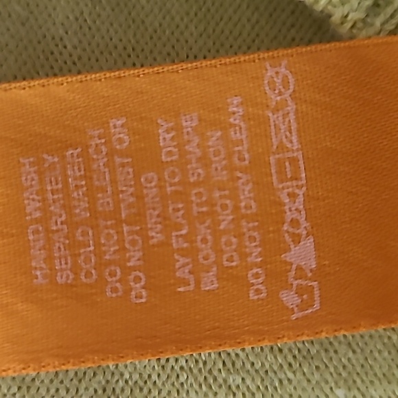 INTUITIONS Green Button Down Sequin Front Cardigan - Size Medium - Picture 7 of 10